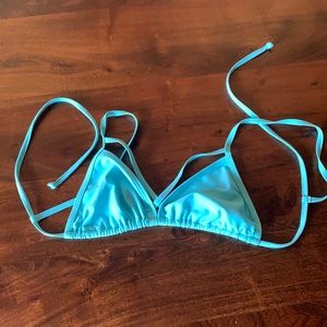 Express swim strappy bikini top